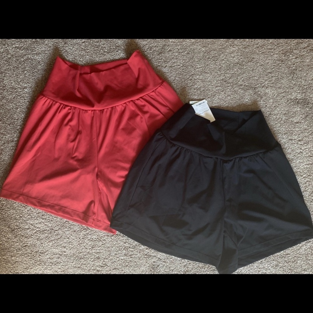 NWT Halara SoftlyZero Airy Super High Waisted Yoga Shorts Set Of 2 Size M Long